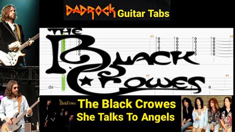 She Talks To Angels - The Black Crows - Guitar + Bass TABS Lesson - YouTube