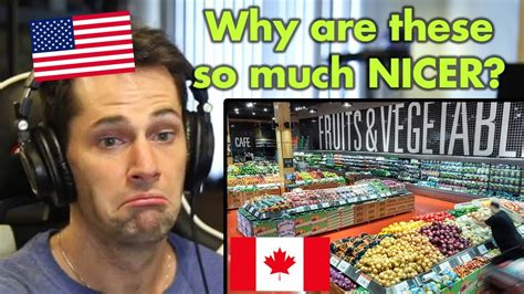 American Reacts to Popular Canadian Grocery Stores - YouTube