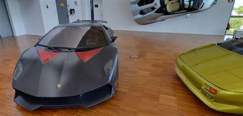 virtual lamborghini museum tour with google maps street view