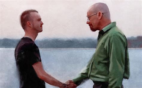 Jesse Pinkman and Walter White - Breaking Bad Painting by Joseph Oland ...