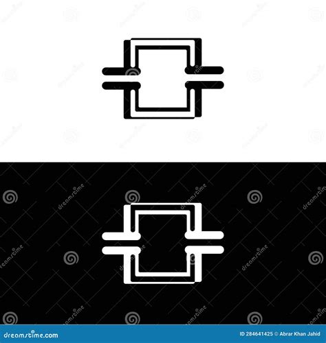 Rectangle Vector Logo Template Design Stock Vector - Illustration of trend, logotype: 284641425