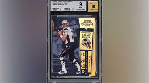 Tom Brady autographed rookie card sells for record $3.1 million