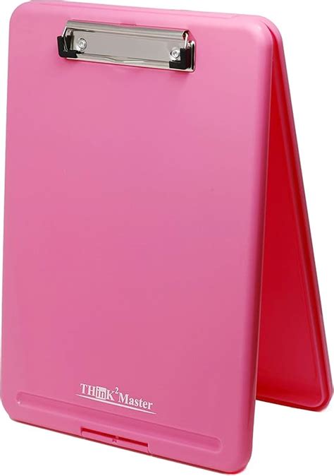 Amazon.com : Think2Master Pink Plastic Storage Clipboard. | 25% Heavier & 25% Sturdier| Heavy ...