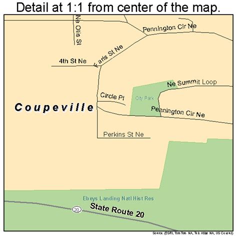 Coupeville Washington Street Map 5315185