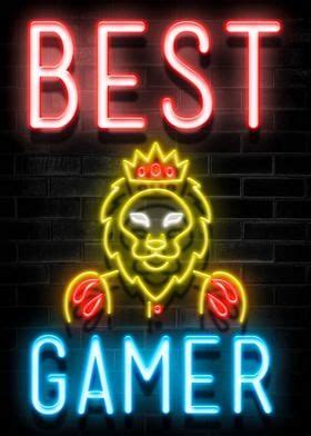 'BEST GAMER' Poster by Reflection Quotes | Displate | Gamer quotes, Reflection quotes, Gaming ...