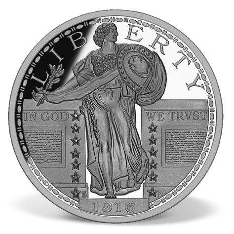 1916 Standing Liberty Quarter Dollar Replica | American Mint