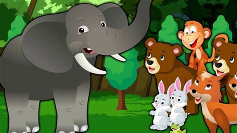 Elephant and Friends | English Short Story | Audio-book - YouTube