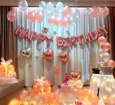 Romantic Surprise Birthday Decoration Ideas for Wife/ Girlfriend.