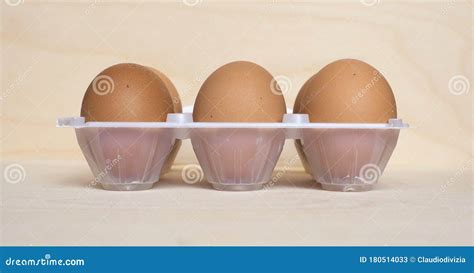 Half dozen eggs carton stock image. Image of eating - 180514033