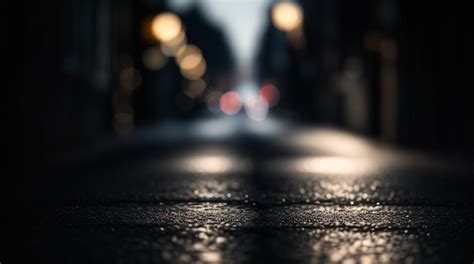 Premium AI Image | Dark Street Asphalt Abstract and Moody Editorial ...