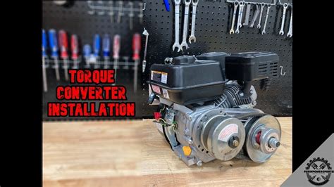 How to Install Torque Converter on Predator 212cc Go kart engine - YouTube