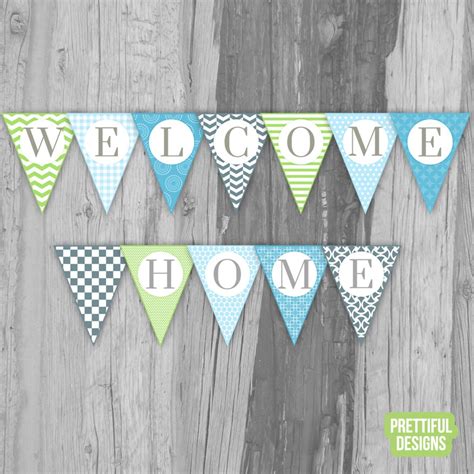 Welcome Home Banner Printable Instant Download Jack | Etsy