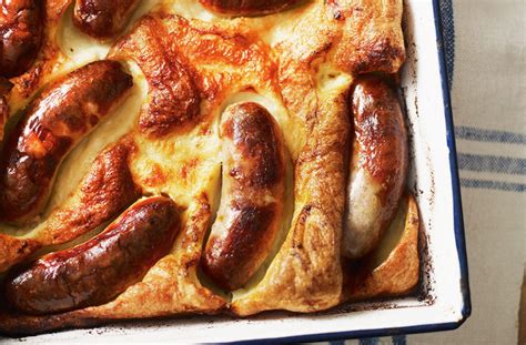 Toad in the hole | Recipe | British baking show recipes, Recipes, Food