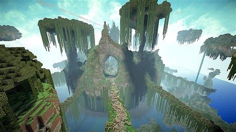 Green Hole | Epic Unique Nature Creative Project 400x400 Minecraft Map