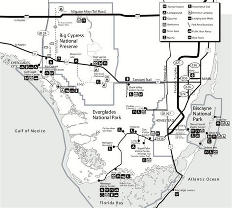 Everglades National Park Map (PDF) • PhotoTraces