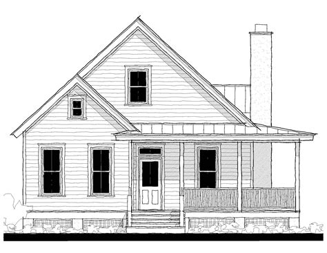 Willow Oak (163173) House Plan (163173) Design from Allison Ramsey Architects | Cottage house ...