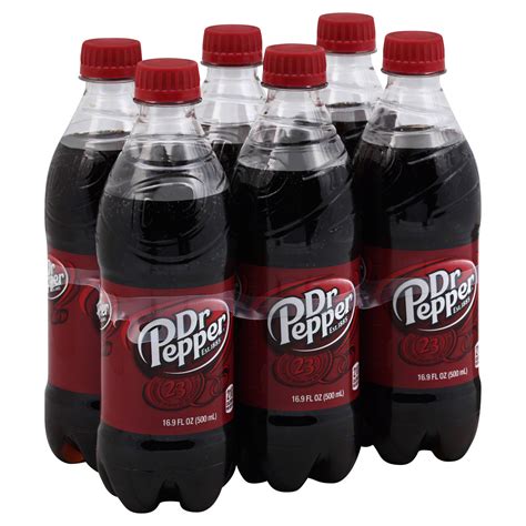 Dr. Pepper Soda, 6 - 16.9 fl oz (500 ml) bottles | Shop Your Way ...