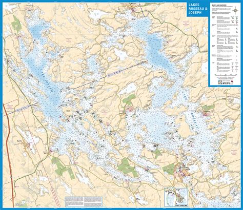 Muskoka Lakes Boating Chart – Aquaterra Designs