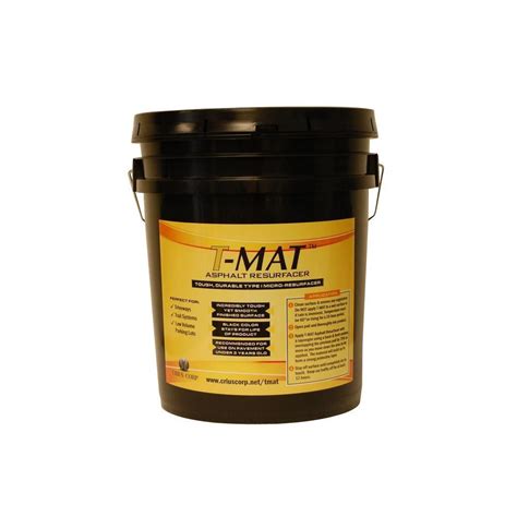 T-MAT 5-Gal. Asphalt Driveway ReSurfacer-X9500 - The Home Depot