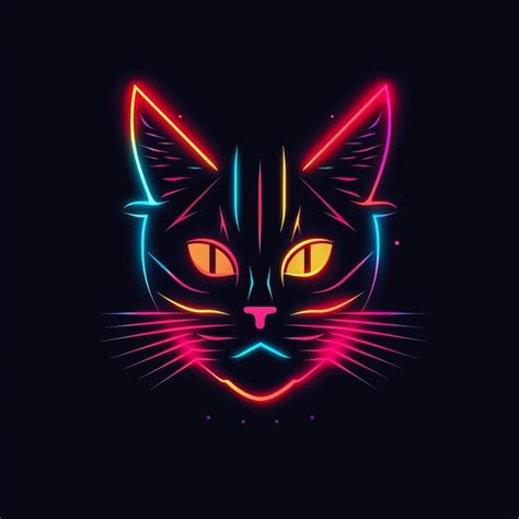 Premium Photo | Neon color illustration of animal