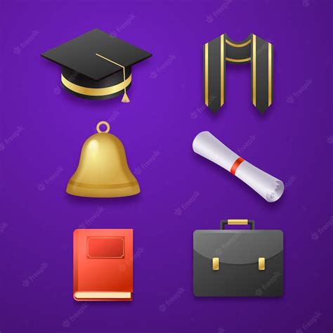 Free Vector | Realistic badges collection for class of 2023 graduation