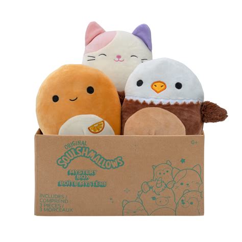 Squishmallows Official Kellytoy Plush 8" Plush Mystery Box Three Pack ...