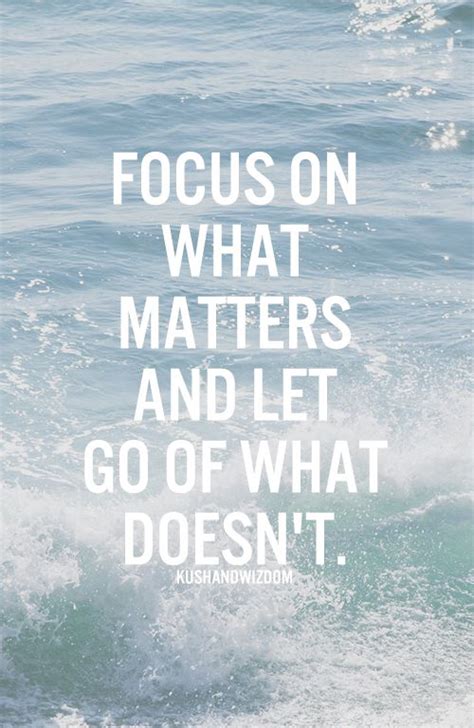 Focus on what matters | Picture quotes, Inspirational quotes ...