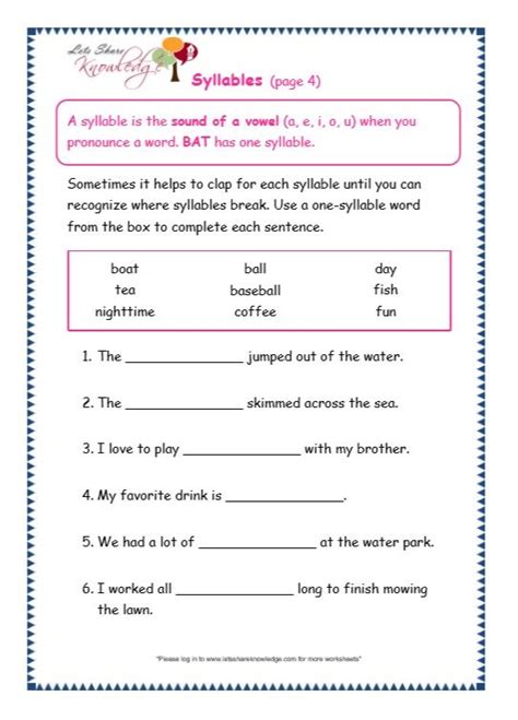 3Rd Grade Grammar Worksheets - First Grade Math Worksheets