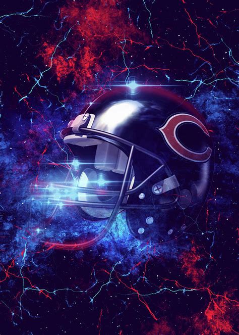 Chicago Bears Digital Art by Yoyo Di