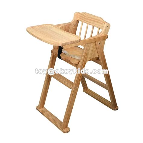 Custom Adjustable Wooden Baby Feeding Chair With High Quality W08f050 ...