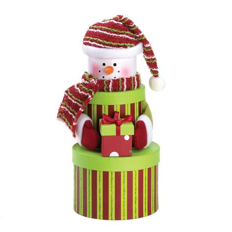 Snowman Tiered Gift Boxes - Walmart.com