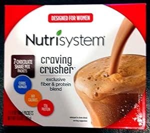 Amazon.com: Nutrisystem, Weight Loss, Craving Crusher, Women's, Chocolate Shake Mix, 1.4 oz, 7 ...