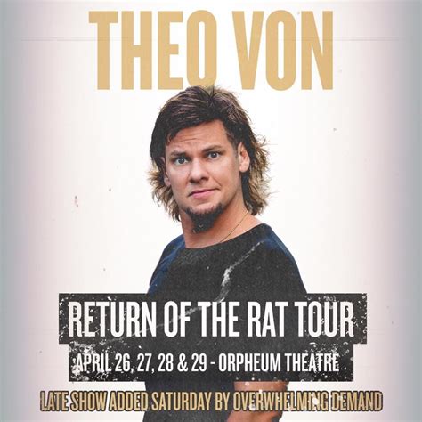 Theo Von: Return of the Rat Tour, Orpheum Theatre - Phoenix, 29 April 2023