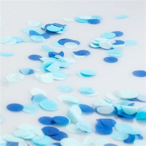 Blue Tissue Paper Confetti