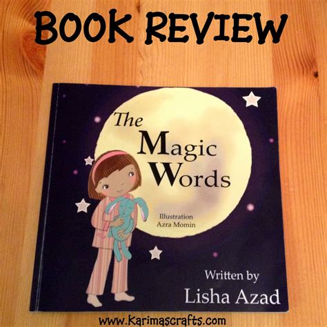 Karima's Crafts: Book Review - The Magic Words