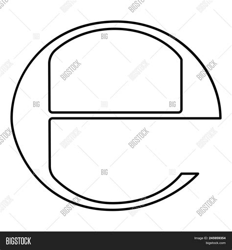 Estimated Sign E Mark Vector & Photo (Free Trial) | Bigstock