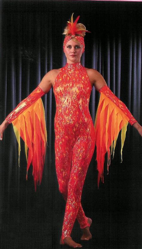 Fire costume, Flame costume, Phoenix costume - simple solution for ...