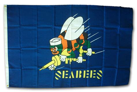 Buy Seabees - 3'X5' Polyester Flag (Blue) | Flagline