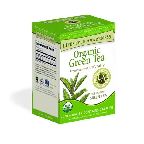 ENERGIZING GREEN TEA PROMOTES HEALTHY VITALITY HERBAL TEA SUPPLEMENT ...