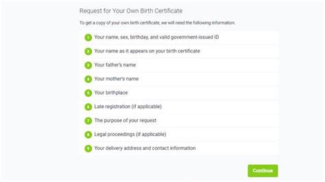 PSA (NSO) Birth Certificate Online | Delivery Service