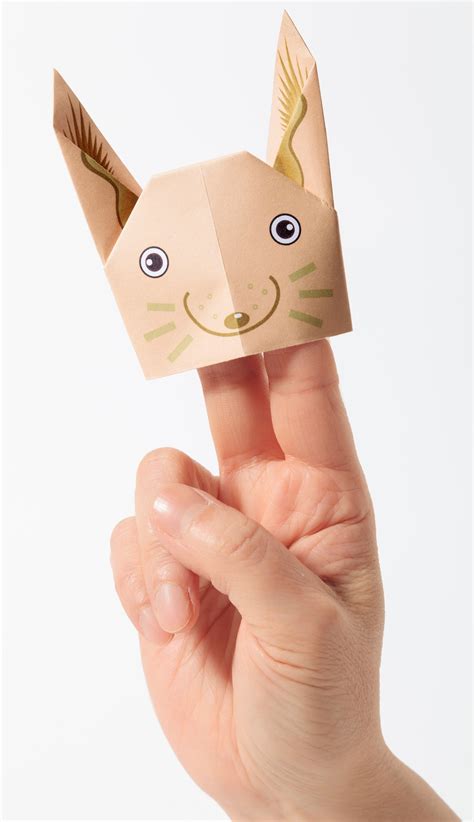 Puppet · Extract from More Origami for Children by Mari Ono · How To Fold An Origami Animal