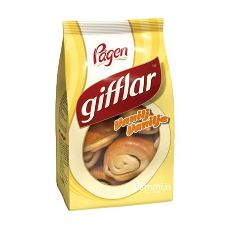 Gifflar vanilla (260gr) - nammi.is