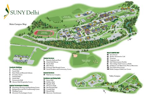 SUNY Morrisville Campus Map