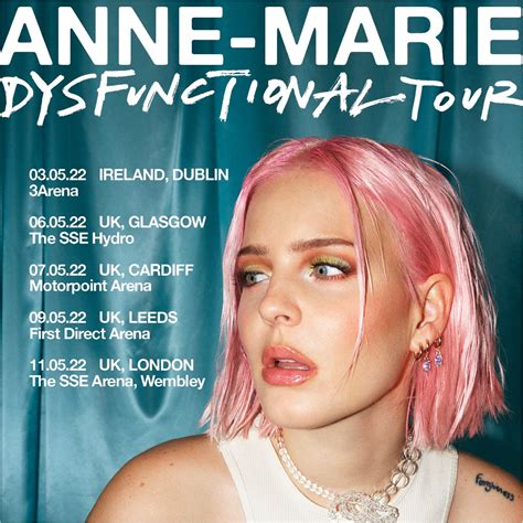 Anne-Marie Announces UK And Ireland Arena Tour For May 2022 - Tickets ...