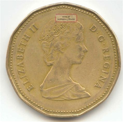 Canada 1989 Canadian 1 Dollar One Loonie $1 Exact Coin Shown