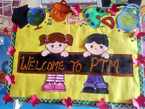 Board for PTM | Board decoration, Preschool crafts, Diy crafts for school