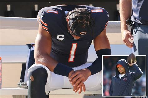 Justin Fields injury status as Chicago Bears give update on quarterback ...