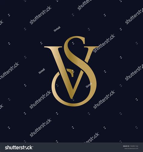 Sv Vs Logo Design Vector Illustration Stock Vector (Royalty Free) 1769951162 | Shutterstock