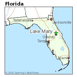 Lake Mary Florida Map - Zaria Kathrine