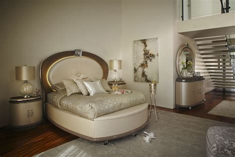 Overture Creamy Pearl Upholstered Bedroom Set Luxury Bedroom Sets ...